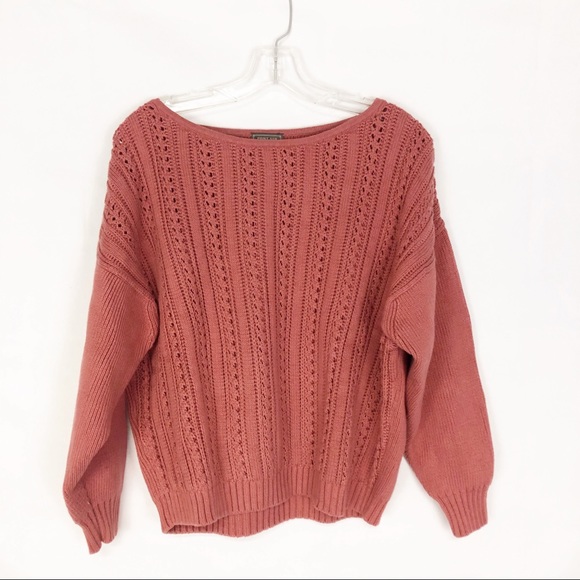 J. Crew Sweaters - J Crew Point Sur Boxy Pointelle Sweater